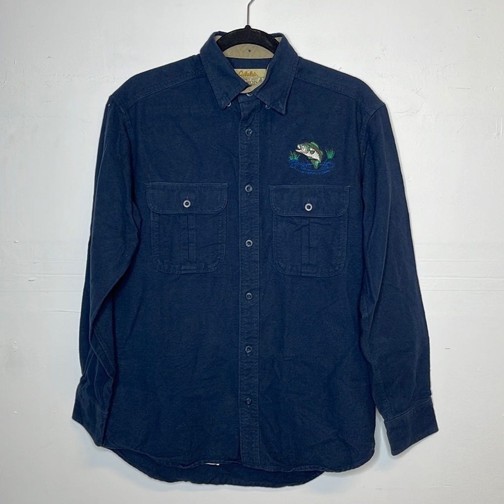 Cabela’s Deerskin Soft Chamais Long Sleeve Button Down Men’s Shirt